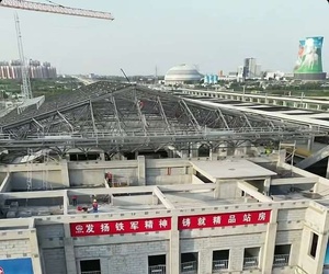 西延高铁富平南站5月9日实况