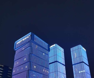 浐灞夜景美