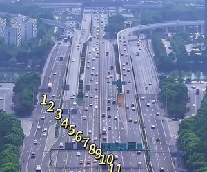 苏州的18车道市政道路