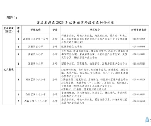 西安高新区2025年义务教育阶段学区划分方案