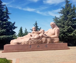 灞河入渭口(灞渭桥)风光