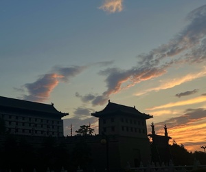 今天早上的永寧門格外好看