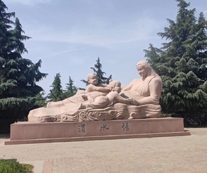 灞河入渭口风光