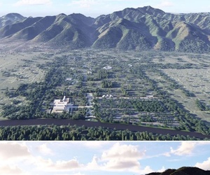 西安秦岭大熊猫保护繁育基地设计效果图曝光