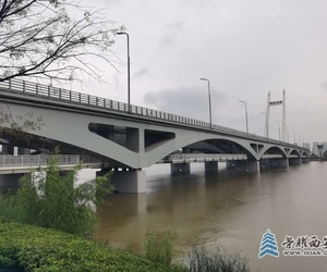雨中游灞河沿岸