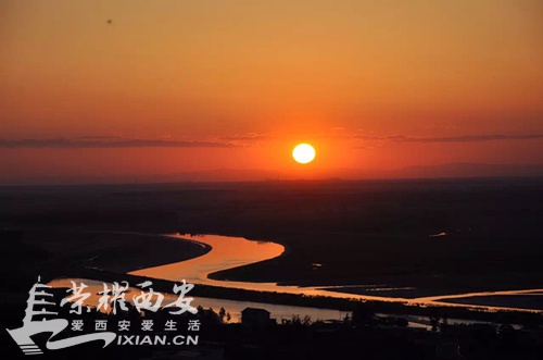黄河、落日.jpg