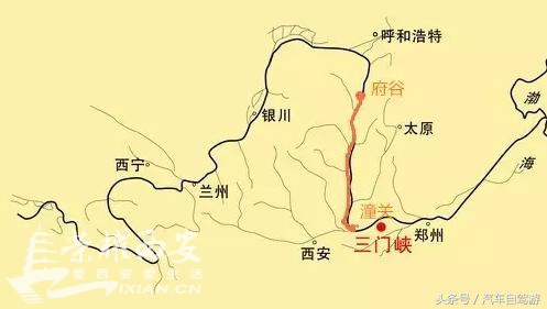 黄河陕西段地图图片