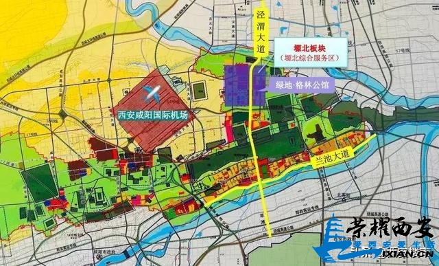 西安高新区新规划秦镇图片