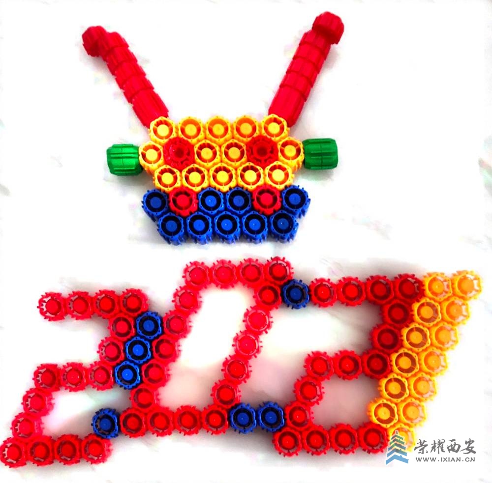 小瓶盖益智积木拼装作品幼儿园宝宝玩具乐高类拼装.jpeg