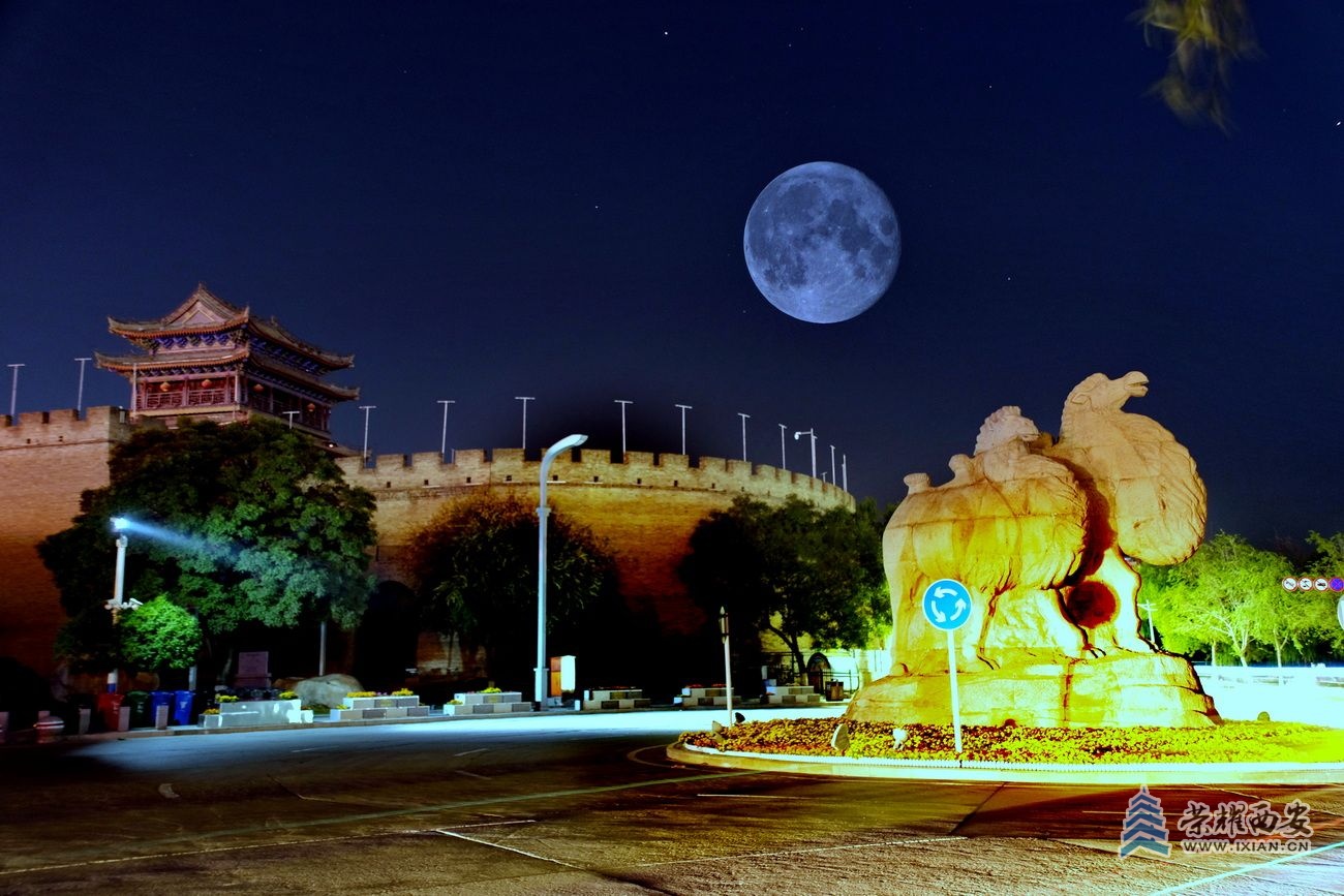 -榆林夜景  严建设003.JPG