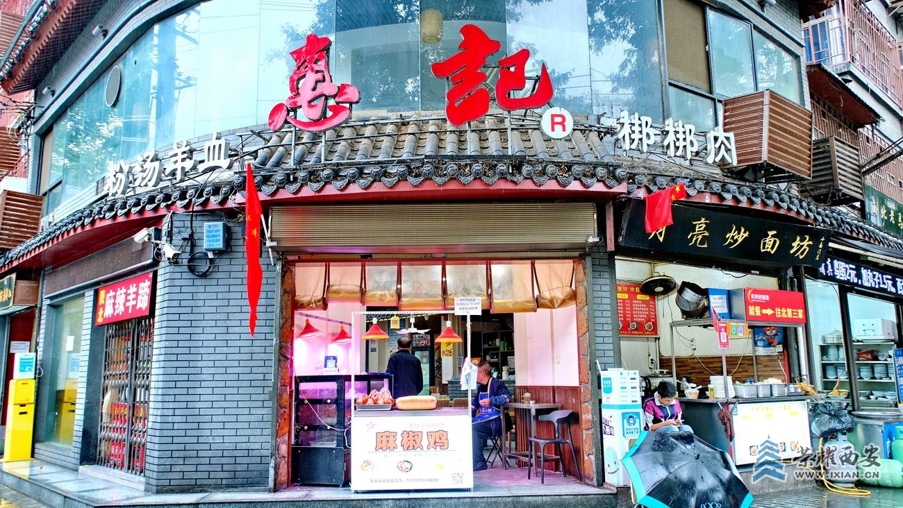 -西安雨景 严建设7.JPG