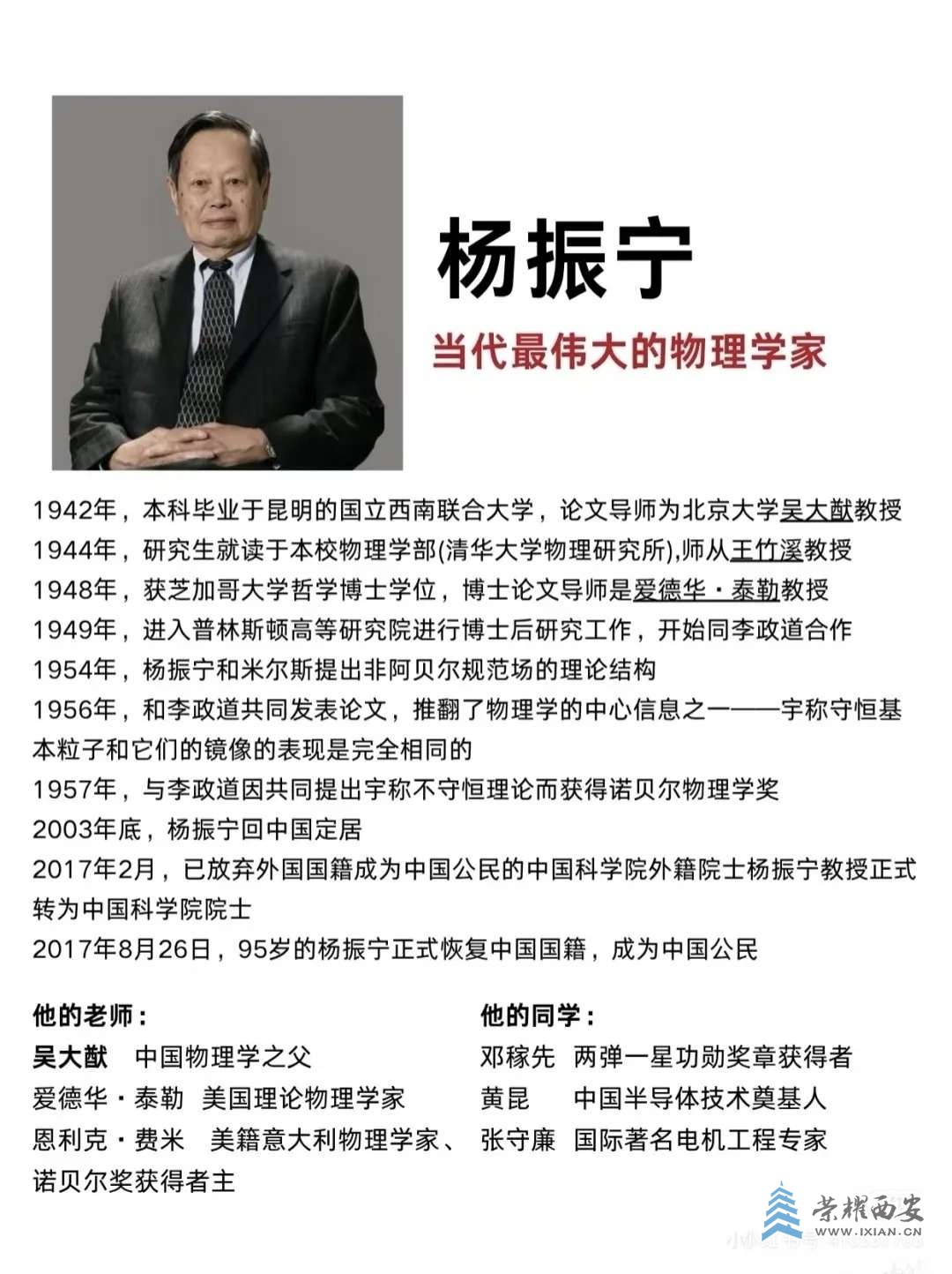 楊振寧逝世