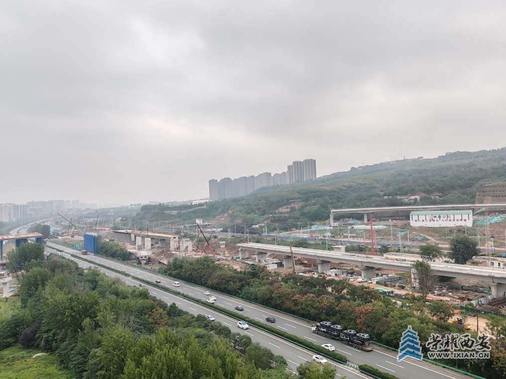 西安東站高架快速路西安東繞城高速段