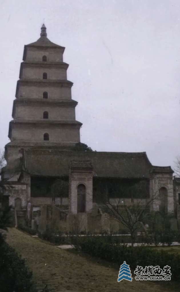 上世紀(jì)八十年代的大雁塔